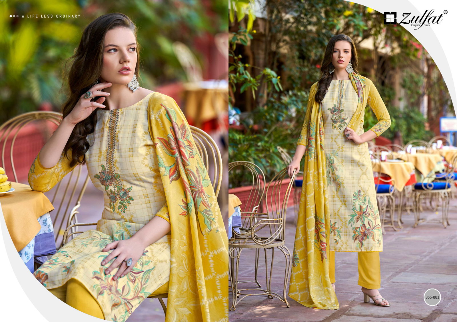 Noor Vol 2 By Zulfat Cotton Printed Dress Material Wholesale Market In Surat